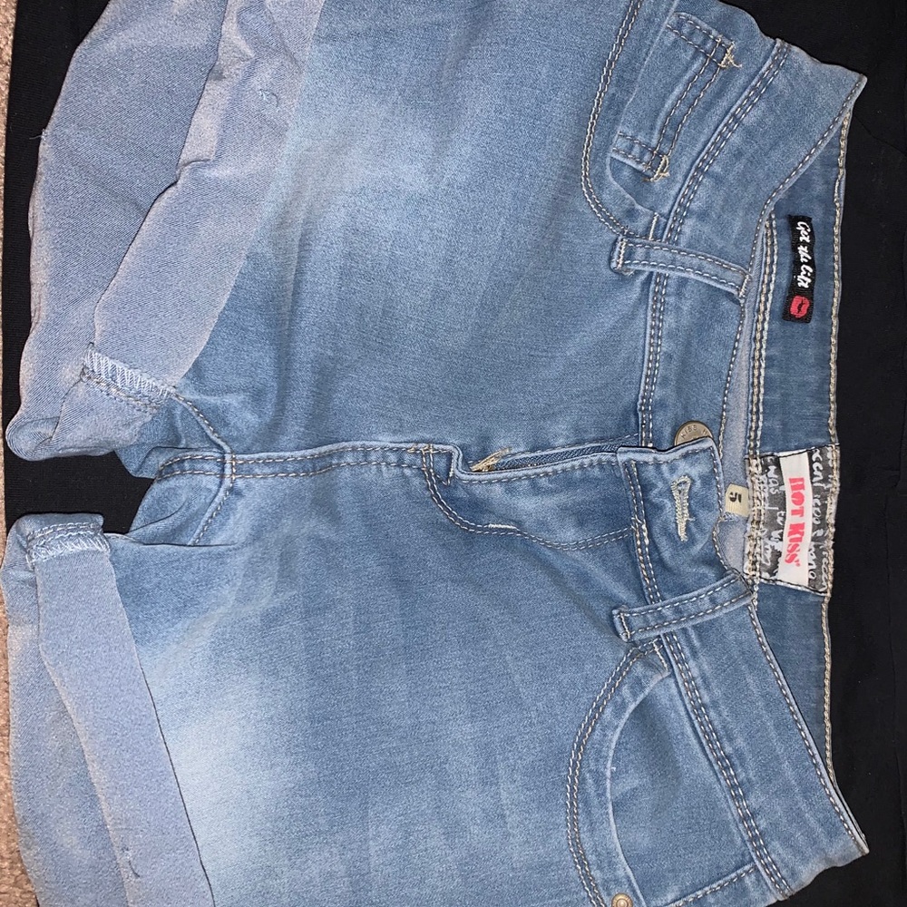 Blue shorts